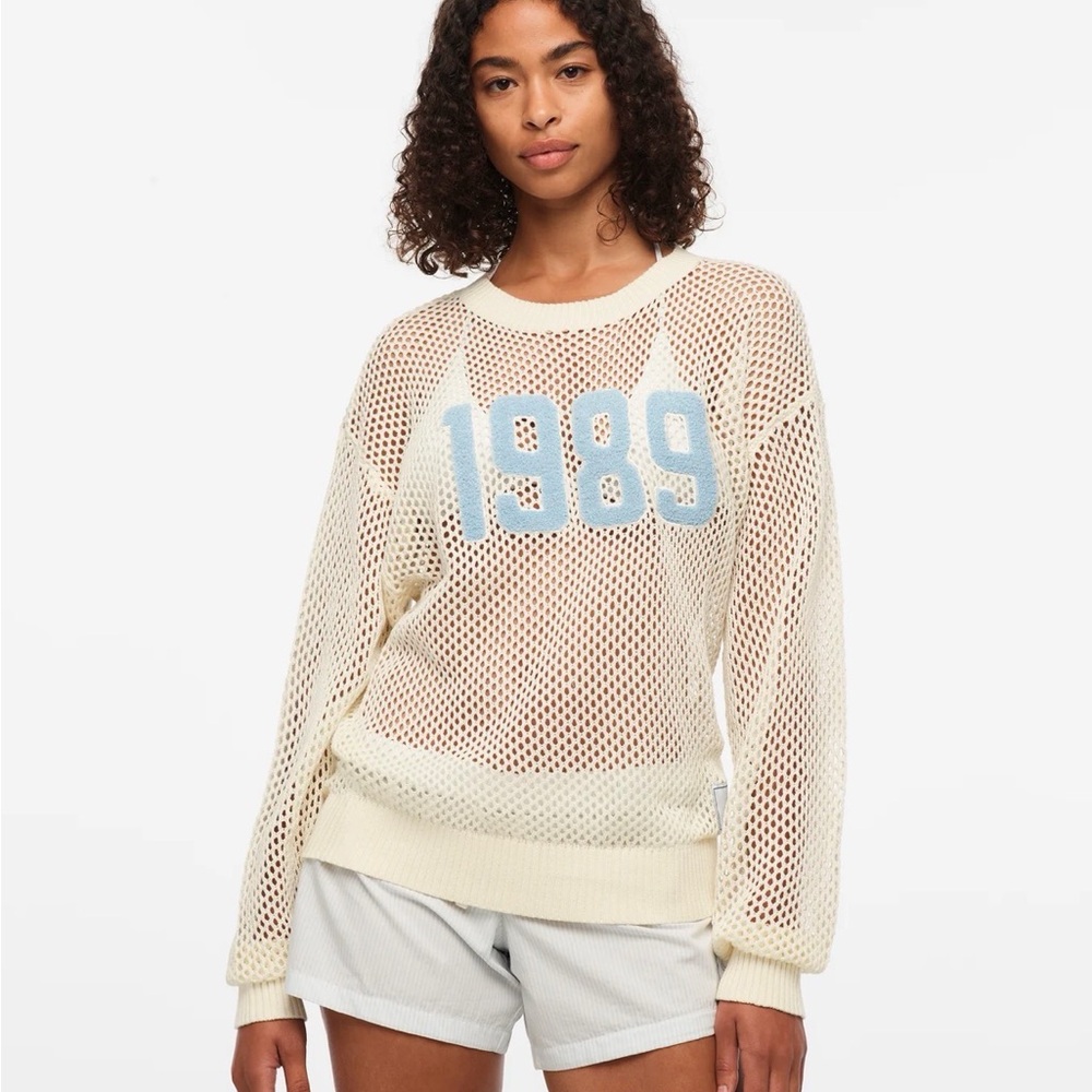Taylor Swift 1989 (Taylor’s Version) Open Knit Sweater Brand New w/o Tags - Picture 3 of 14